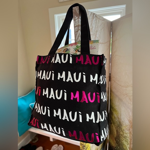 MAUI Canvas Small Tote Bag 🌺 - Picture 2 of 2